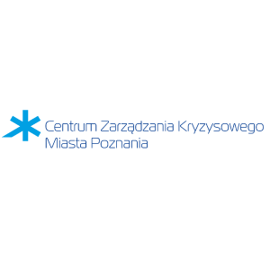 Obraz przedstawia logotyp Centrum Zarządzania Kryzysowego Miasta Poznania