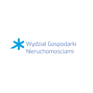 Obraz przedstawia logotyp Wydziału Gospodarki Nieruchomościami